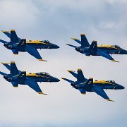 2017-08-31_135792_WTA_5DM4 The Blue Angels is the United States Navy's flight demonstration squadron, with aviators from the Navy and Marines. The Blue Angels team was formed in 1946,...