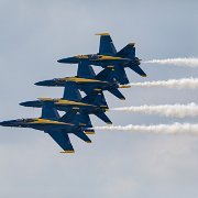 2017-08-31_136145_WTA_5DM4 The Blue Angels is the United States Navy's flight demonstration squadron, with aviators from the Navy and Marines. The Blue Angels team was formed in 1946,...