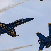 2017-08-31_136496_WTA_5DM4 The Blue Angels is the United States Navy's flight demonstration squadron, with aviators from the Navy and Marines. The Blue Angels team was formed in 1946,...