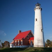 2011-10-08_18-06_15215_WTA_5DM2 Tawas Point Light is located in the Tawas Point State Park off Tawas Bay in Lake Huron in Baldwin Township in Northern Michigan.