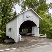 2024-04-30_435544_WTA_R5-Edit 2024 Road Trip - Day 29 The Neal Lane Bridge, a historical wooden covered bridge located in Jackson County, Oregon, is an exemplary representation of early...