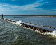 2024-10-19_497573_WTA_Mavic 3 Fall Colors - Day Iron Mountain to Mackinaw City The Manistique East Breakwater Light, located at the entrance to Manistique Harbor on Lake Michigan, has been a...