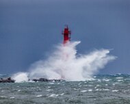 2023-04-01_000008_WTA_R5 The Muskegon South Breakwater Light is a historic lighthouse located on the south breakwater at the entrance to Muskegon Lake, in Muskegon, Michigan, USA. The...