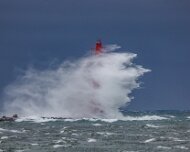 2023-04-01_165879_WTA_R5 The Muskegon South Breakwater Light is a historic lighthouse located on the south breakwater at the entrance to Muskegon Lake, in Muskegon, Michigan, USA. The...