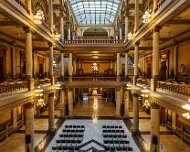 2025-10-07_297350_WTA_R5m2 The Indiana State Capitol in Indianapolis, completed in 1888, stands as a grand example of late 19th-century Neoclassical and Renaissance Revival architecture....