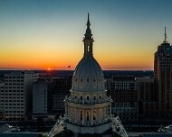 2020-04-11_002294_WTA_Mavic2Pro The Michigan State Capitol is the building that houses the legislative branch of the government of the U.S. state of Michigan. It is in the portion of the state...