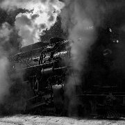 2016-12-17_11203_WTA_5DM4 Pere Marquette 1225 is a 2-8-4 (Berkshire) steam locomotive built for Pere Marquette Railway (PM) by Lima Locomotive Works in Lima, Ohio. 1225 is one of two...