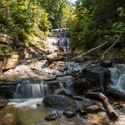 2012-08-27_15-20_09127_WTA_5DM3 Sable Falls is a waterfall located on Sable Creek in the eastern-most portion of the Pictured Rocks National Lakeshore in Alger County, Michigan. The main...