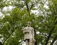 2014-07-05_22204_WTA_5DM3 Elmwood Cemetery was originally planned in 1846.[9] The first 42 acres (170,000 m2) were purchased from the George Hunt farm[10] using money from subscriptions...