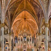 2014-03-05_11-32_07083_WTA_5DM3And6more - 58 Images Panorama - Original is 37597 x 13255 The Sweetest Heart of Mary Roman Catholic Church is located at 4440 Russell Street (at East Canfield Street) in Detroit,...