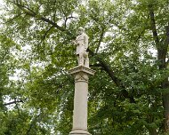 2014-07-05_22194_WTA_5DM3 Elmwood Cemetery was originally planned in 1846.[9] The first 42 acres (170,000 m2) were purchased from the George Hunt farm[10] using money from subscriptions...