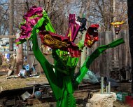 2012-03-11_14-19_17713_WTA_5DM2 The Heidelberg Project is an outdoor art project in Detroit, Michigan. It was created in 1986 by artist Tyree Guyton and his grandfather Sam Mackey (