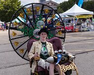 2012-07-28_11-41_07092_WTA_5DM3 Motorized Replica of the Time Machine of HG Wells / Moives. Photo taken at Makers Faire . It is the Midwest's largest do-it-yourself festival and also features...