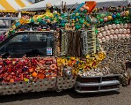 2012-07-28_11-52_07149_WTA_5DM3 Art Car. Photo taken at Makers Faire . It is the Midwest's largest do-it-yourself festival and also features art exhibits, engineering demonstrations, musical...