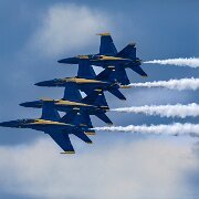 2017-08-31_136145_WTA_5DM4 The Blue Angels is the United States Navy's flight demonstration squadron, with aviators from the Navy and Marines. The Blue Angels team was formed in 1946,...