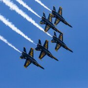 2020-05-12_002285_WTA_5DM4 Detroit - Blue Angels The Blue Angels flight demonstration squadron was formed in 1946 by the United States Navy. The unit is the second oldest formal aerobatic...