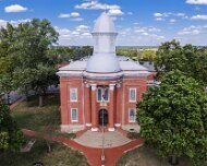 2025-10-05_412793_WTA_Mavic_4_Pro_1x The Moniteau County Courthouse in California, Missouri was constructed from 1867 to 1868 on the site of the earlier 1846 brick courthouse, with the Illinois...