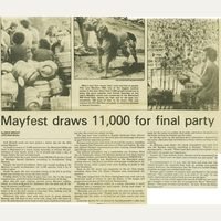 After the show &mdash; Mayfest 1980